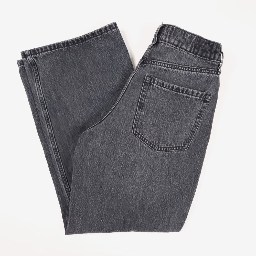 Hollister Ultra High Rise Baggy Jean Charcoal Grey Women's 26 Short
